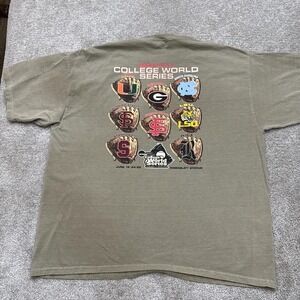 2008 College World Series T-Shirt 2X NCAA Baseball Tee